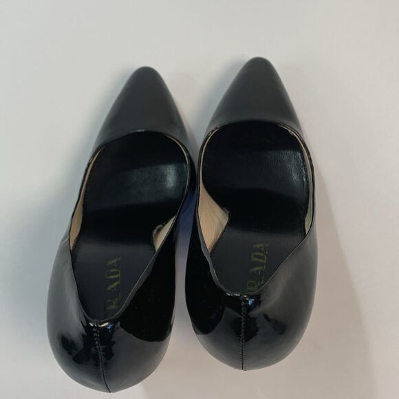 New Prada  patent leather pumps black size 36.5 - Picture 10 of 16